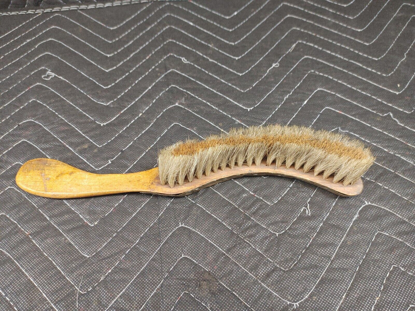 Antique Brass Dust Pan and Broom / Brush J.S&S.B made in England