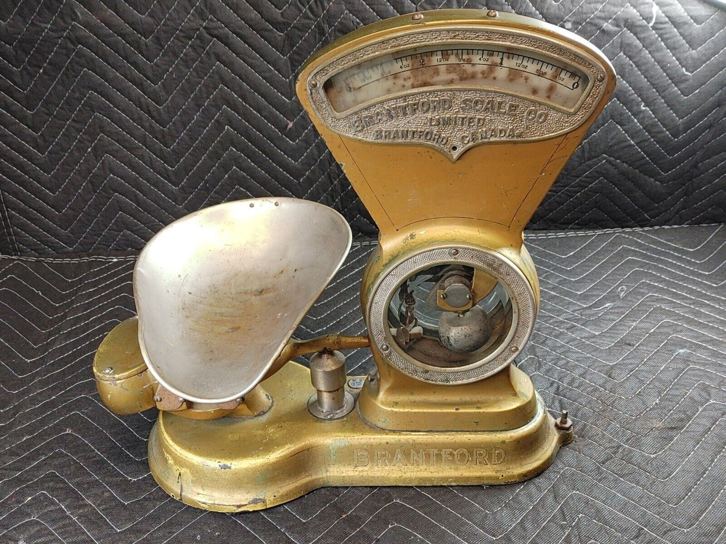 Antique 1911 BRANTFORD 3 LB CANDY/GENERAL STORE VINTAGE SCALE