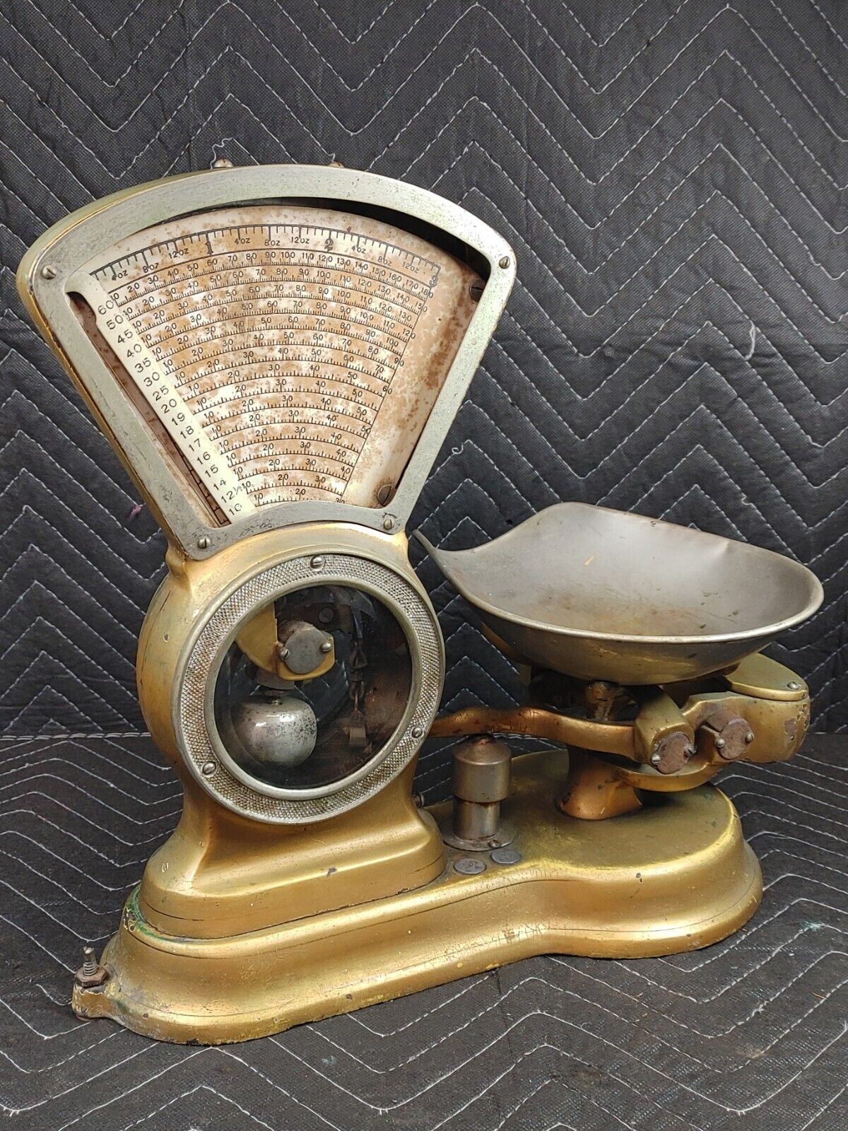 Antique 1911 BRANTFORD 3 LB CANDY/GENERAL STORE VINTAGE SCALE