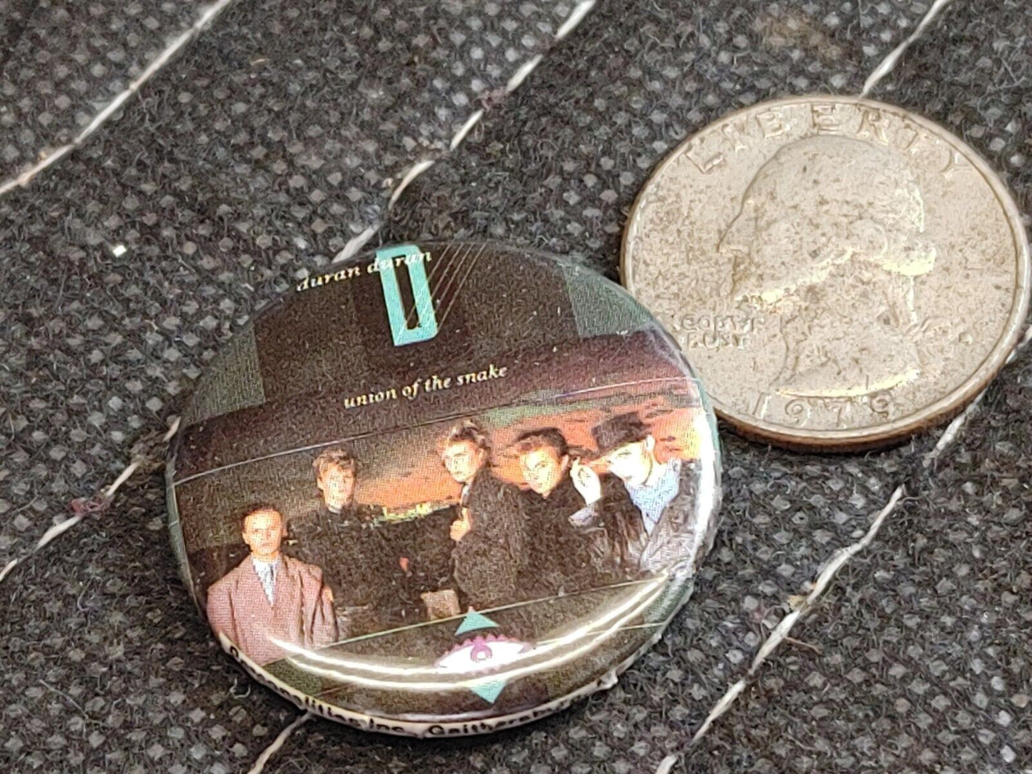 DURAN DURAN Vintage Pins Badge Buttons Pinback 1983 - MEMORABILIA  SET OF 6