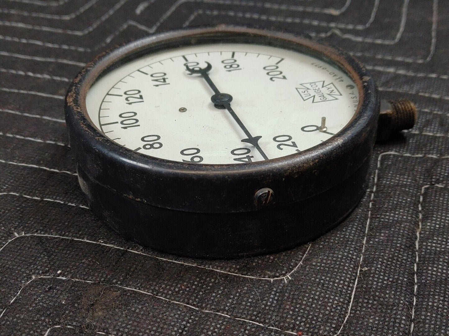 Vintage US Gauge PSI 0-200 4-1/2" AD-6977 - USG Pressure