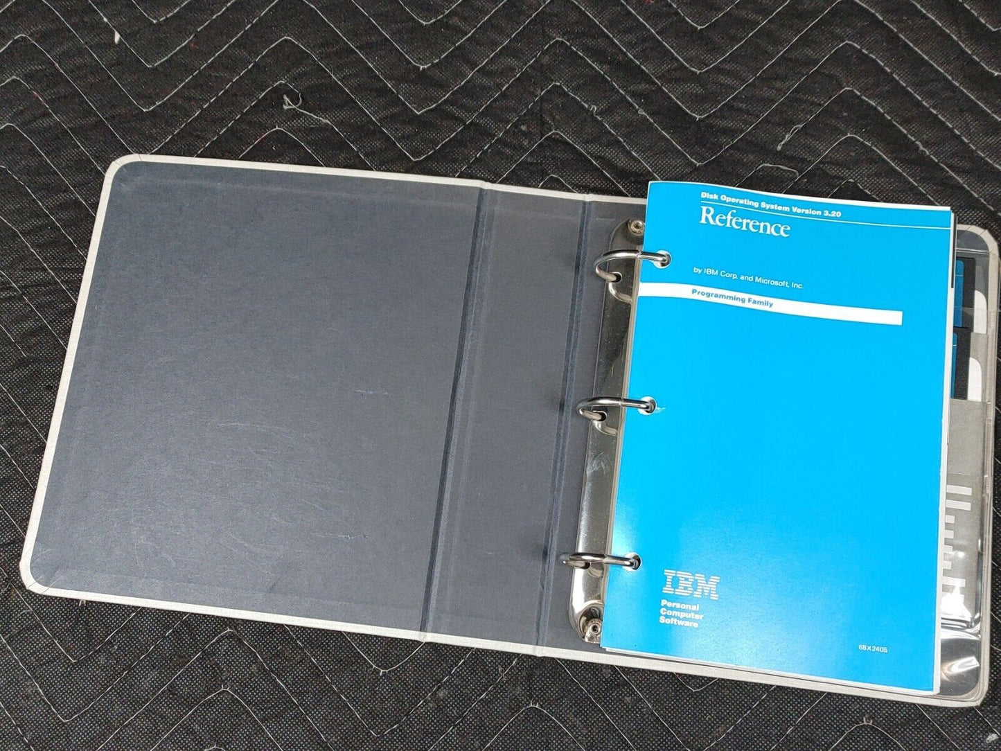 IBM DOS Disk Operating System Reference Binder w/ Disks 3.20 & 3.21