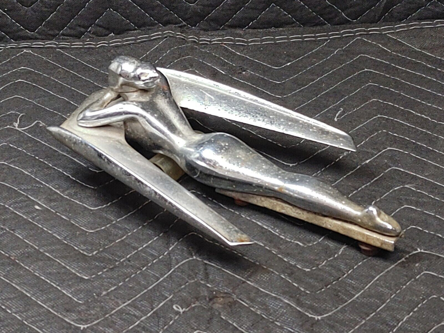 Vintage Hood Ornament 1950s NASH PETTY GODDESS RARE Authentic