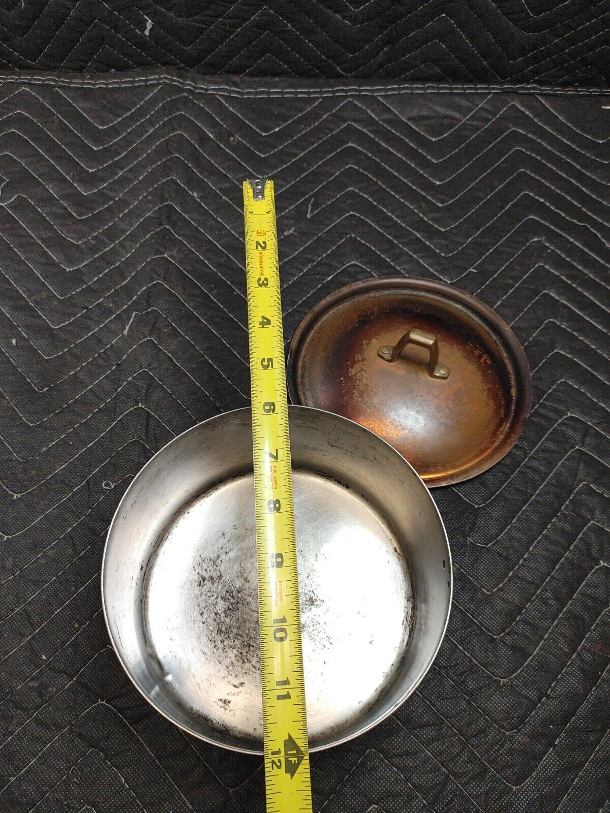 Vintage PAUL REVERE Limited Edition 1.5 Qt Copper Fondue Sauce Pan Pot W/Lid