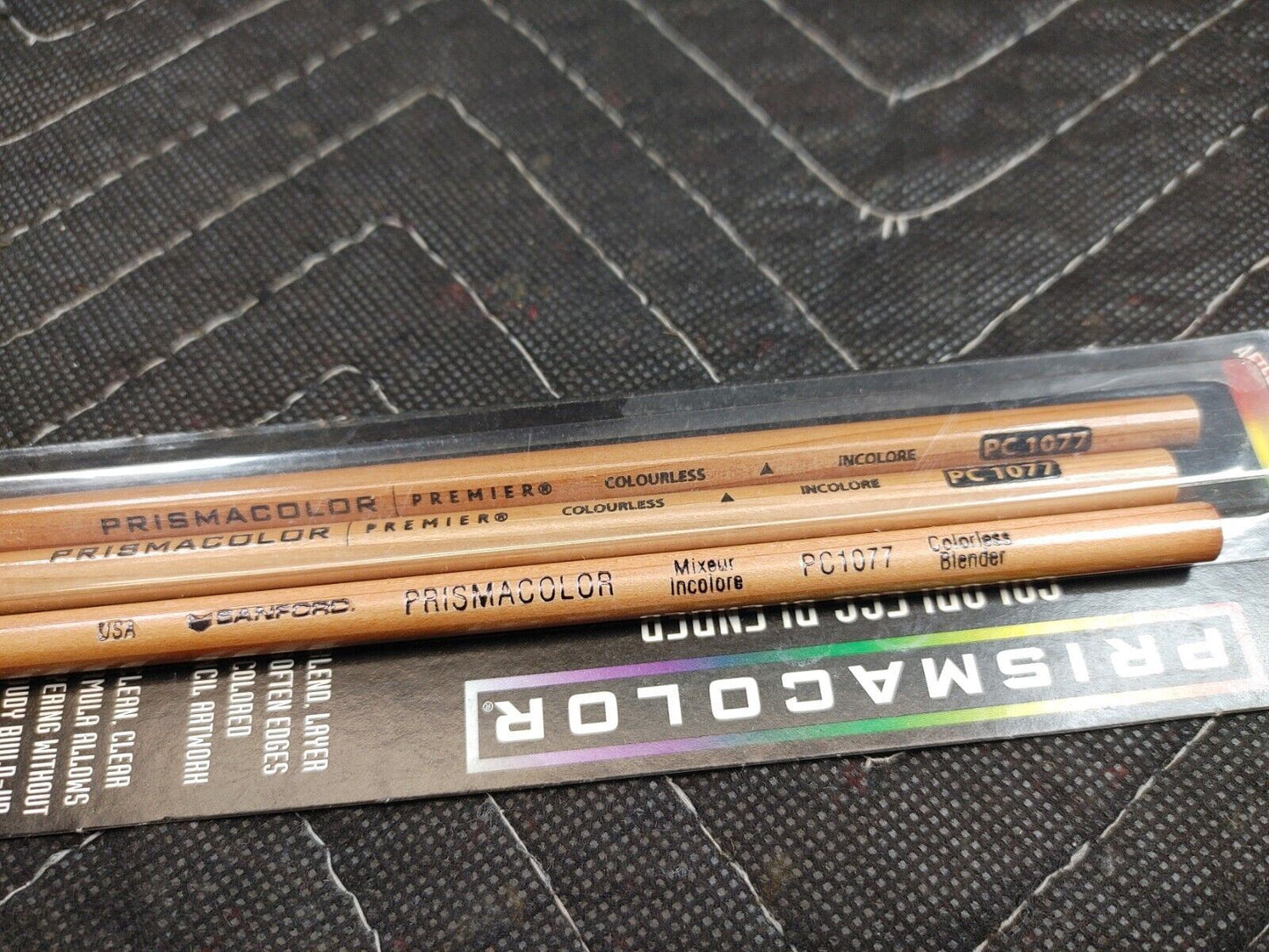 Prismacolor Pack of 2 PC1077 Colorless Blender Pencils w/ 1 unpackaged