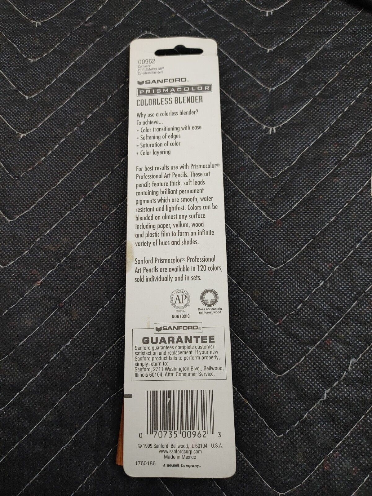 Prismacolor Pack of 2 PC1077 Colorless Blender Pencils w/ 1 unpackaged