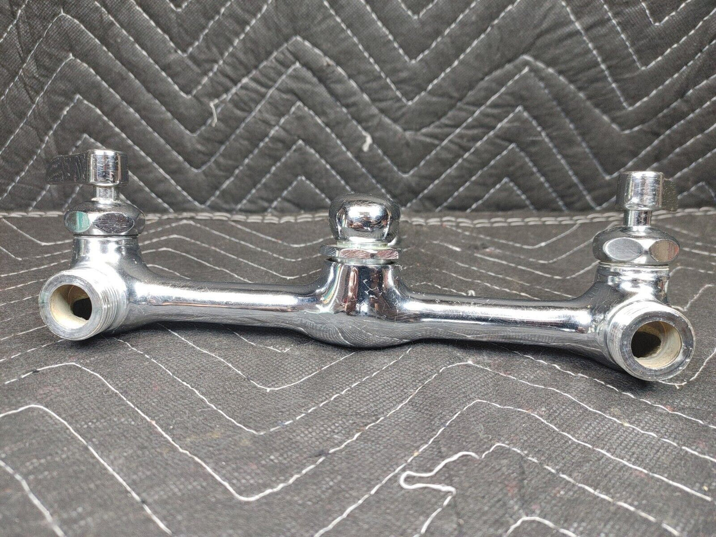 Antique Farmhouse Kitchen Sink Faucet Original Chrome Architectural Salvage