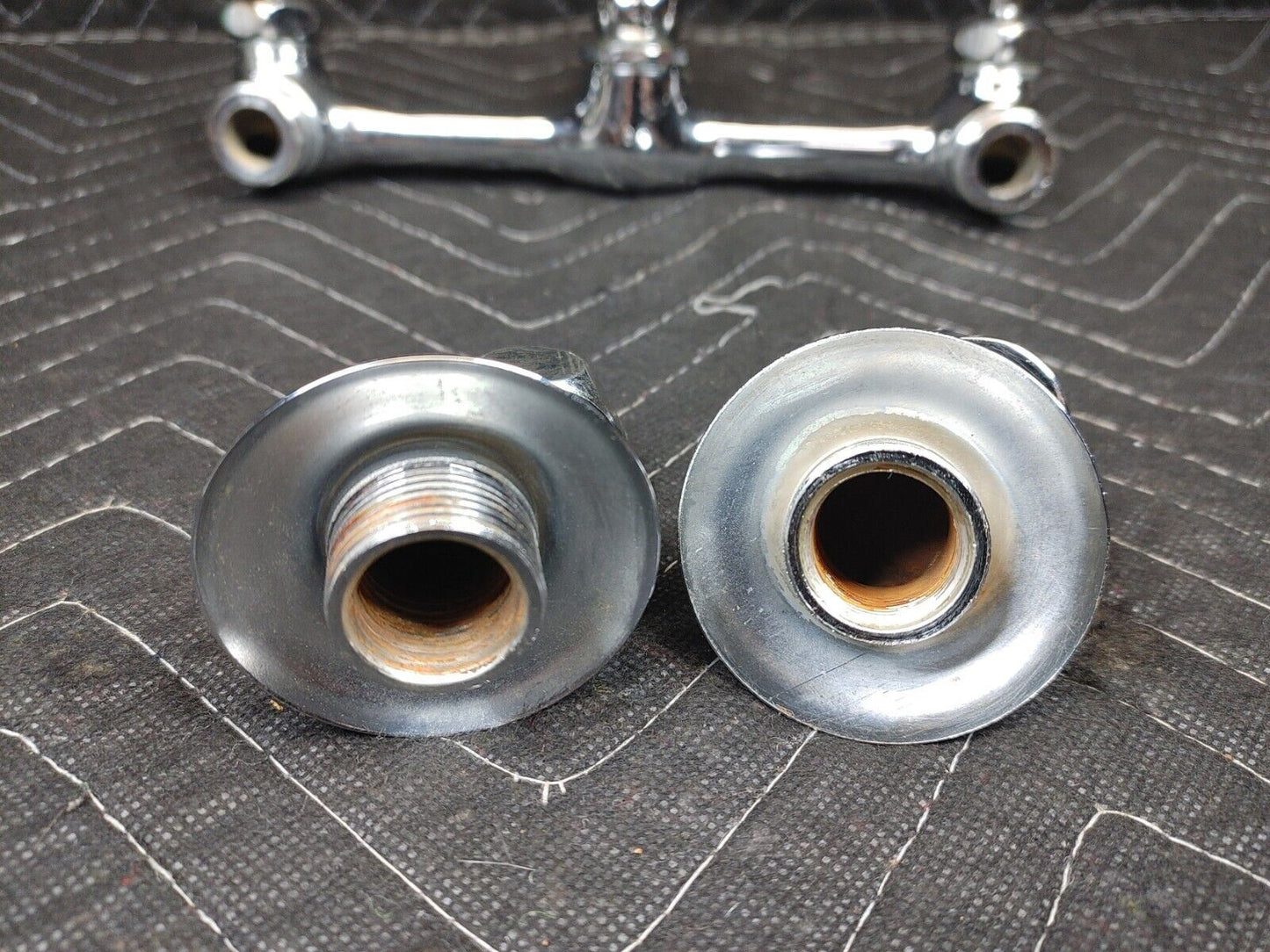 Antique Farmhouse Kitchen Sink Faucet Original Chrome Architectural Salvage