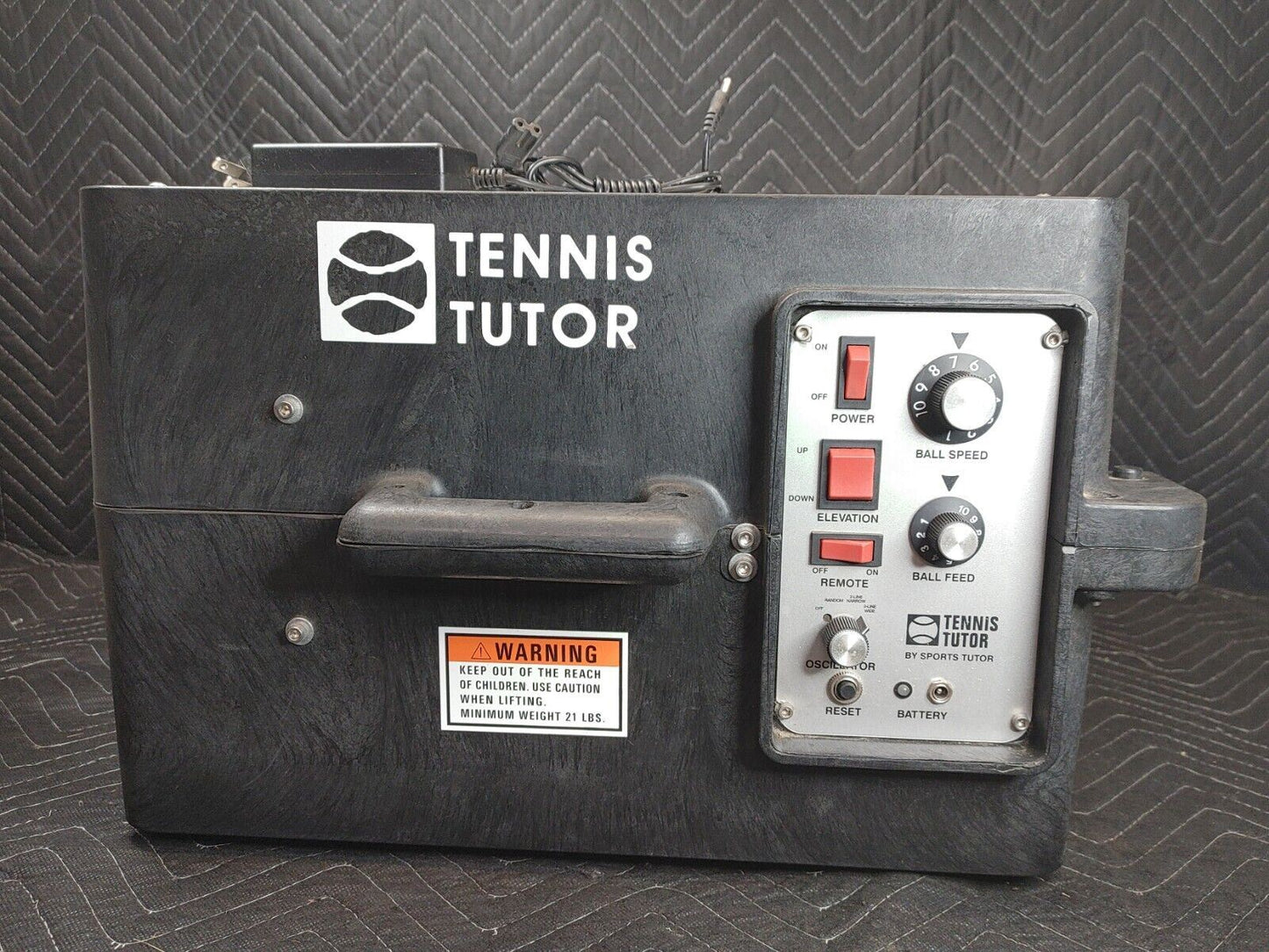 Sports Tutor Inc Tennis Tutor Model 4 Ball Machine w/ Oscillator