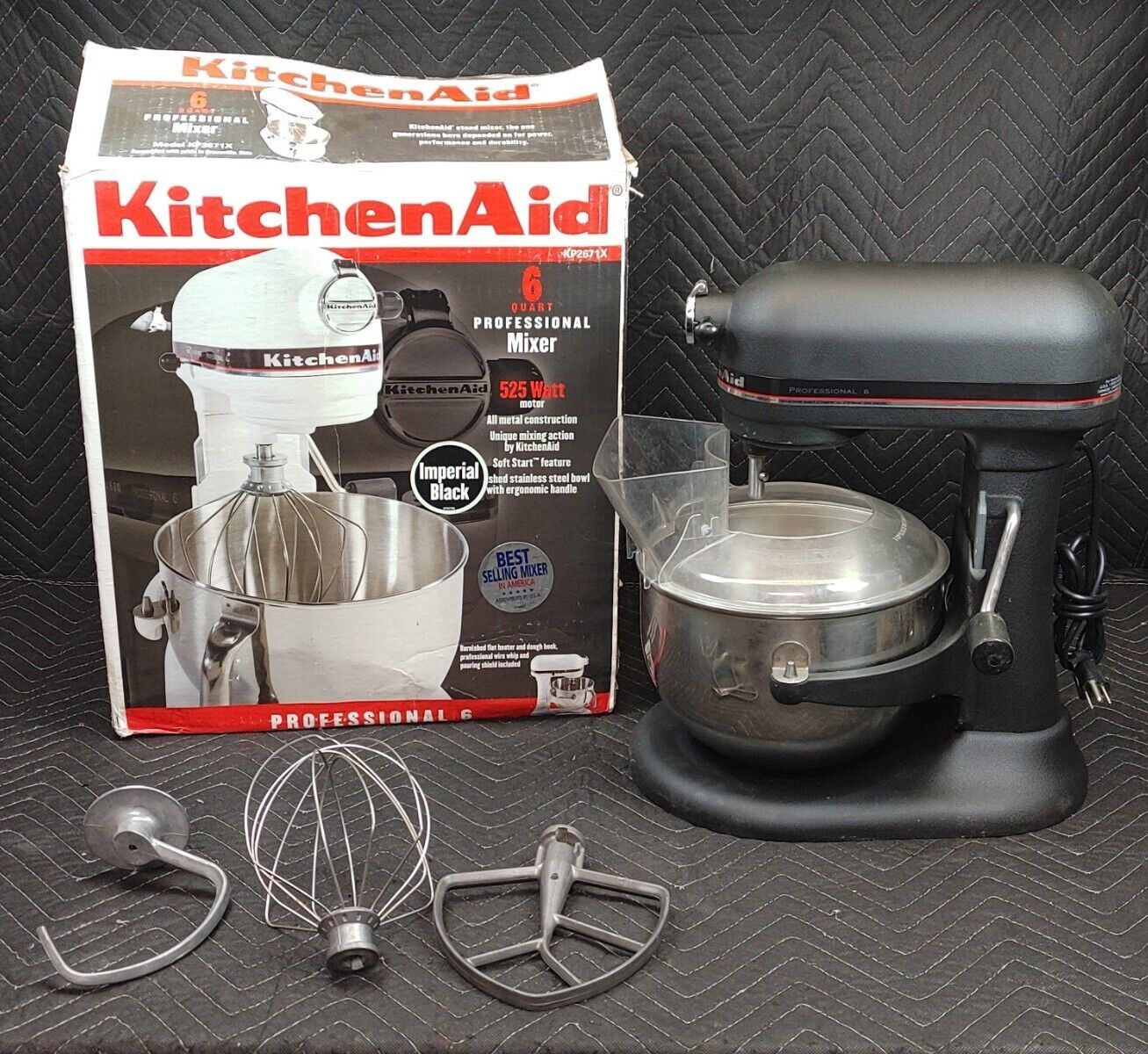 Kitchenaid 6 Quart Bowl-Lift Stand Mixer with Pouring Shield, 1