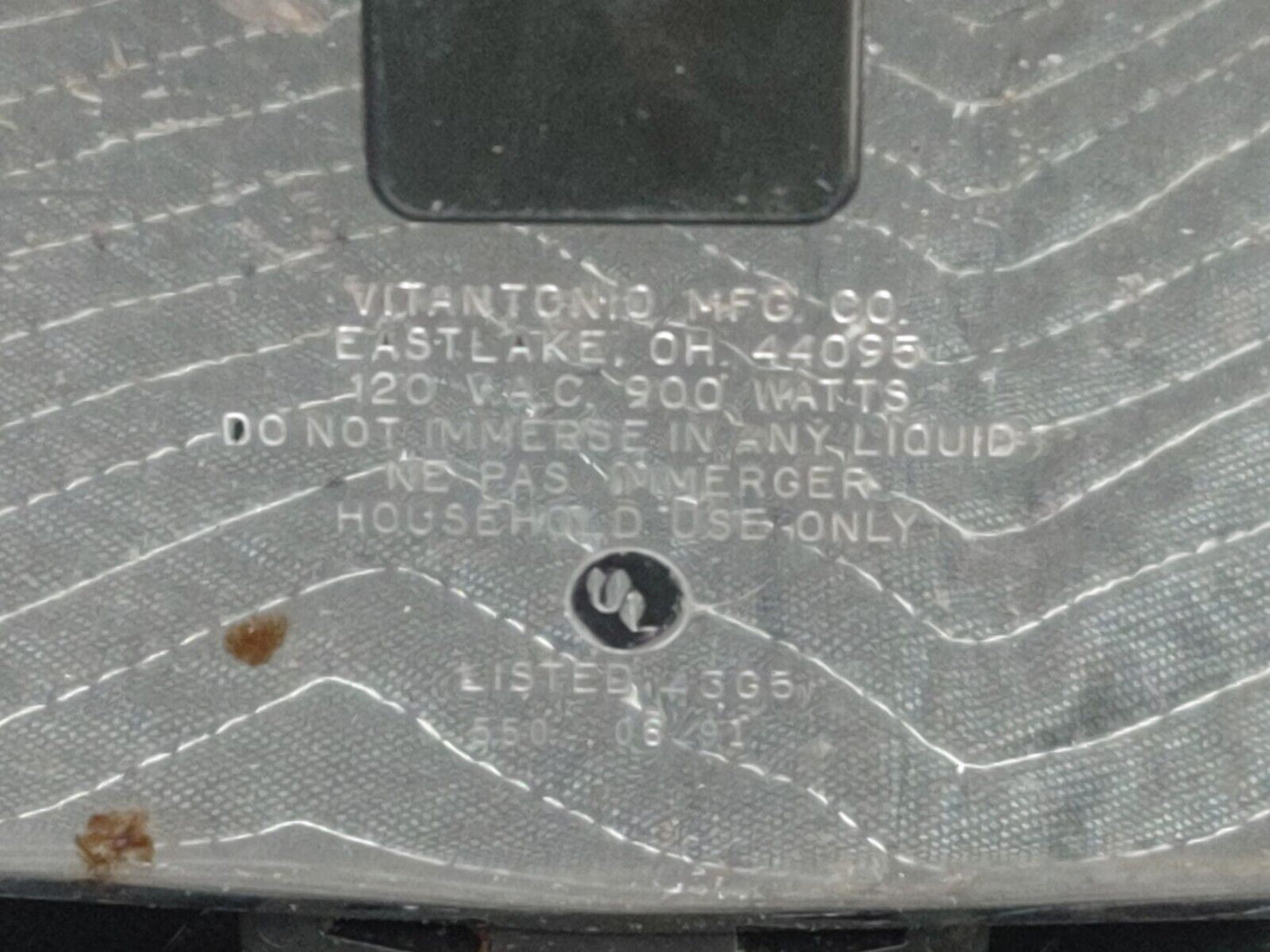 Vitantonio Belgian Waffler Waffle Maker Model 550 Tested Working