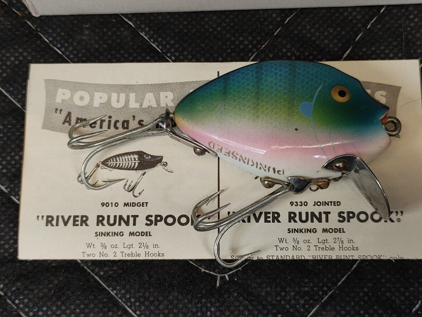 Heddon Dowagiac 9630 BGL PUNKINSEED SPOOK W/ Correct Box