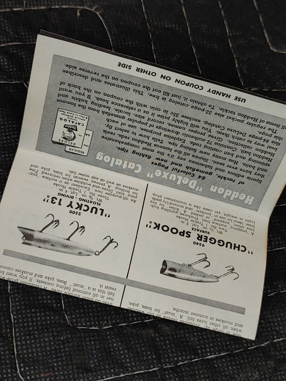 Heddon Dowagiac 9630 BGL PUNKINSEED SPOOK W/ Correct Box