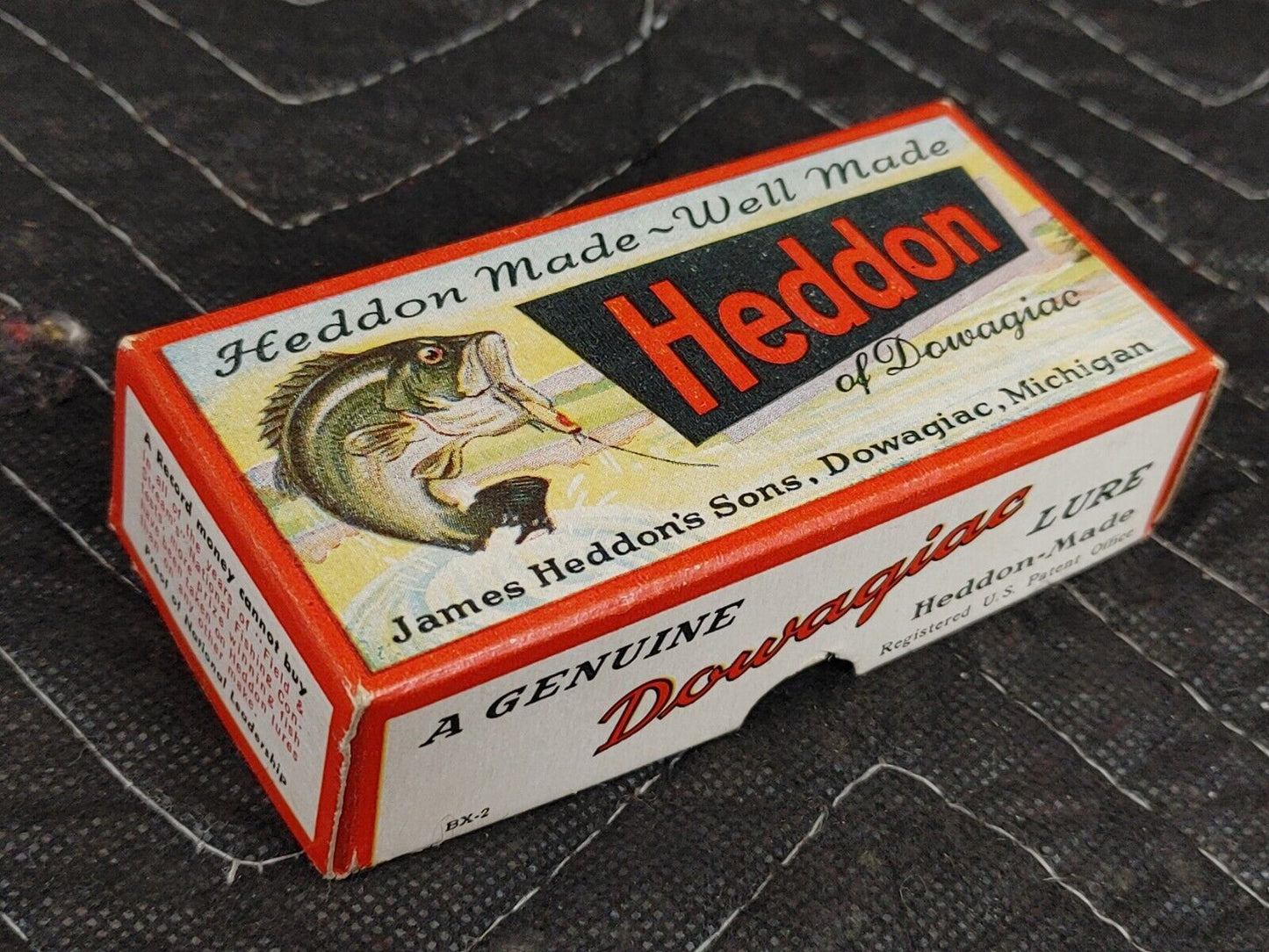 Heddon Dowagiac 9630 BGL PUNKINSEED SPOOK W/ Correct Box