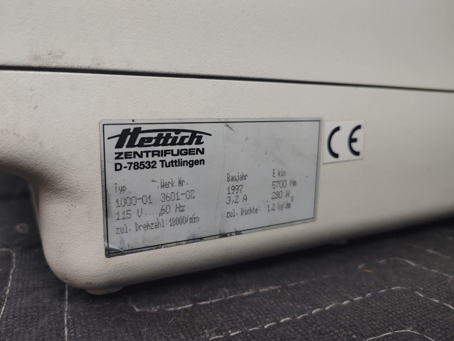 HETTICH EBA 12 CENTRIFUGE - 110v 60hz