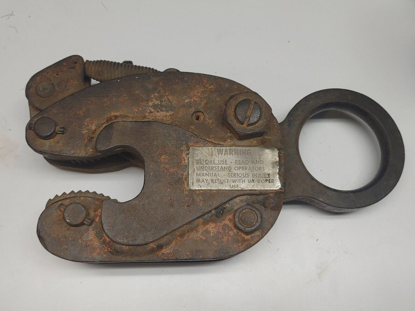 ๐บ๐ธRenfroe Model TL 1Ton Plate Lifting Clamp, 0- 3/4 inch Grip.๐๐