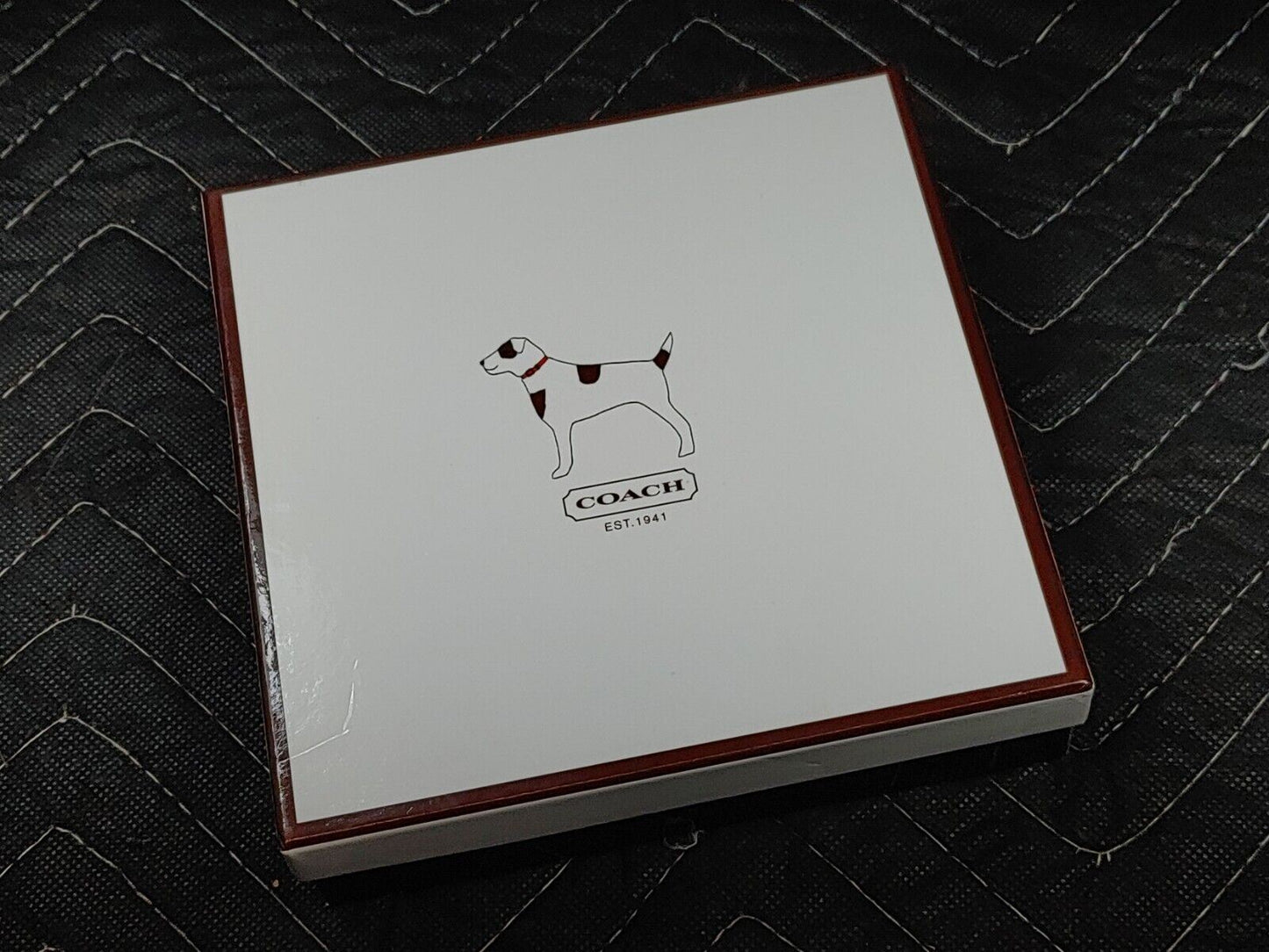 COACH RED LEATHER LARGE DOG LEASH - NEW IN BOX