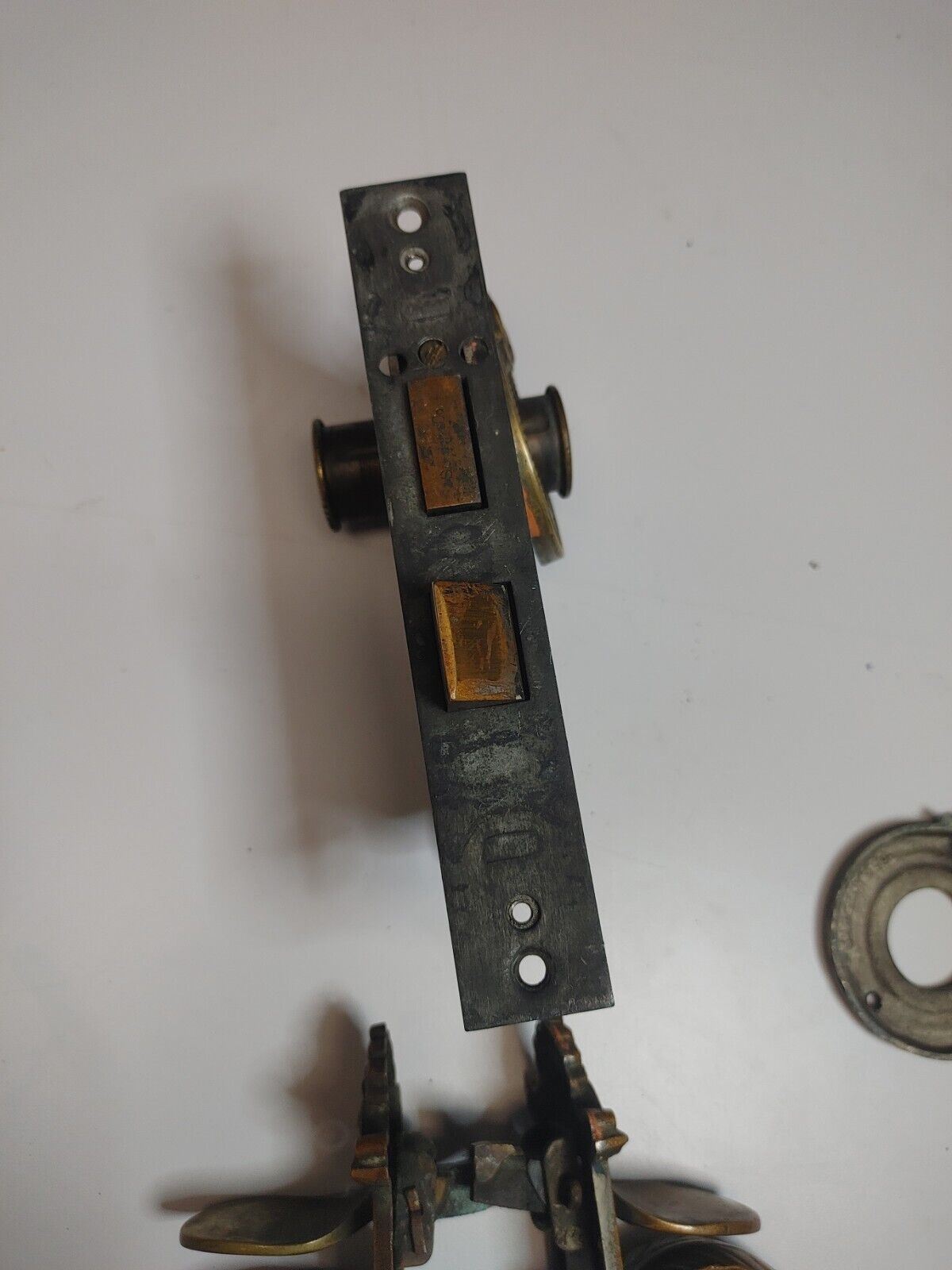 SARGENT ENTRY MORTISE LOCK #953 w/ Door Pulls, Cylinders & Keys - Serviced