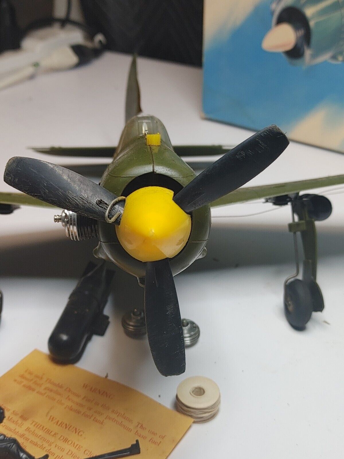 COX CURTISS A-25 DIVE BOMBER - .049 POWERED - WWII COMBAT VETERAN