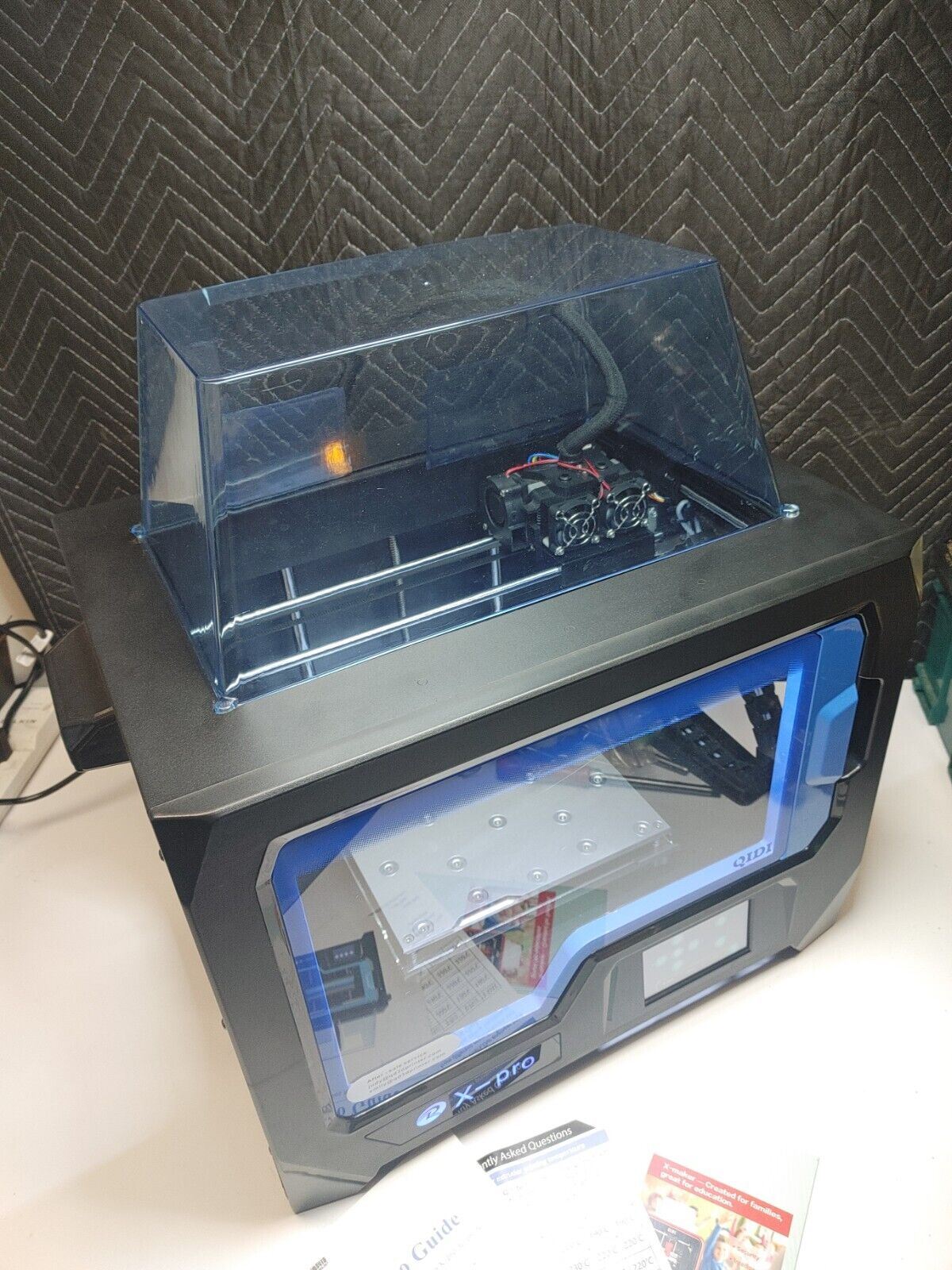 QIDI TECH 3D Printer, X-Pro 3D Printer, Dual Extruder - UNUSED