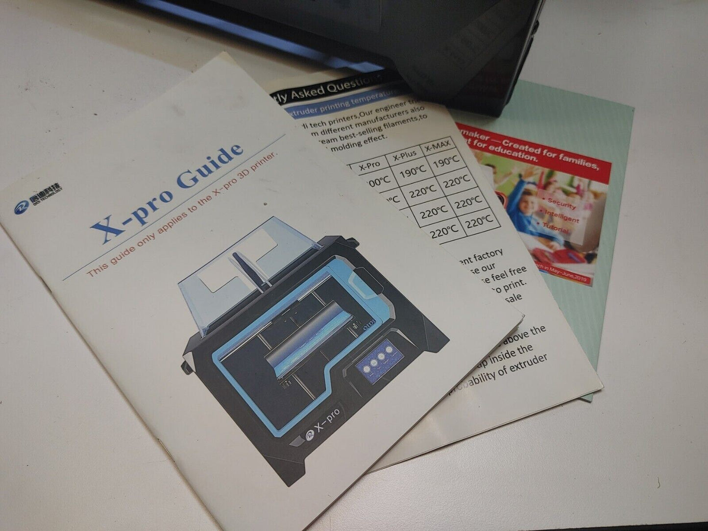 QIDI TECH 3D Printer, X-Pro 3D Printer, Dual Extruder - UNUSED