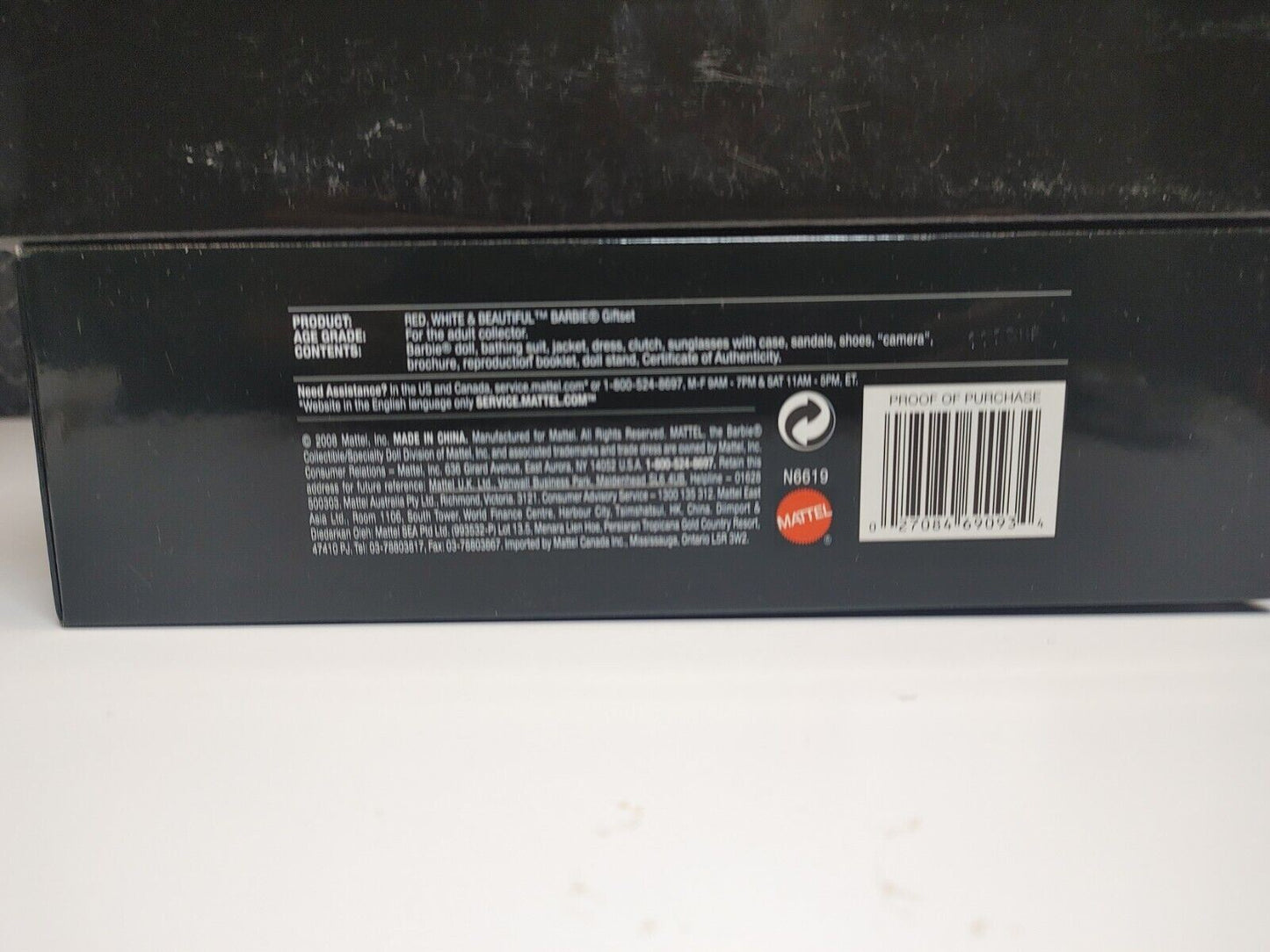 Barbie 2009 Convention Red, White And Beautiful Barbie Gift Set 50th Anniversary