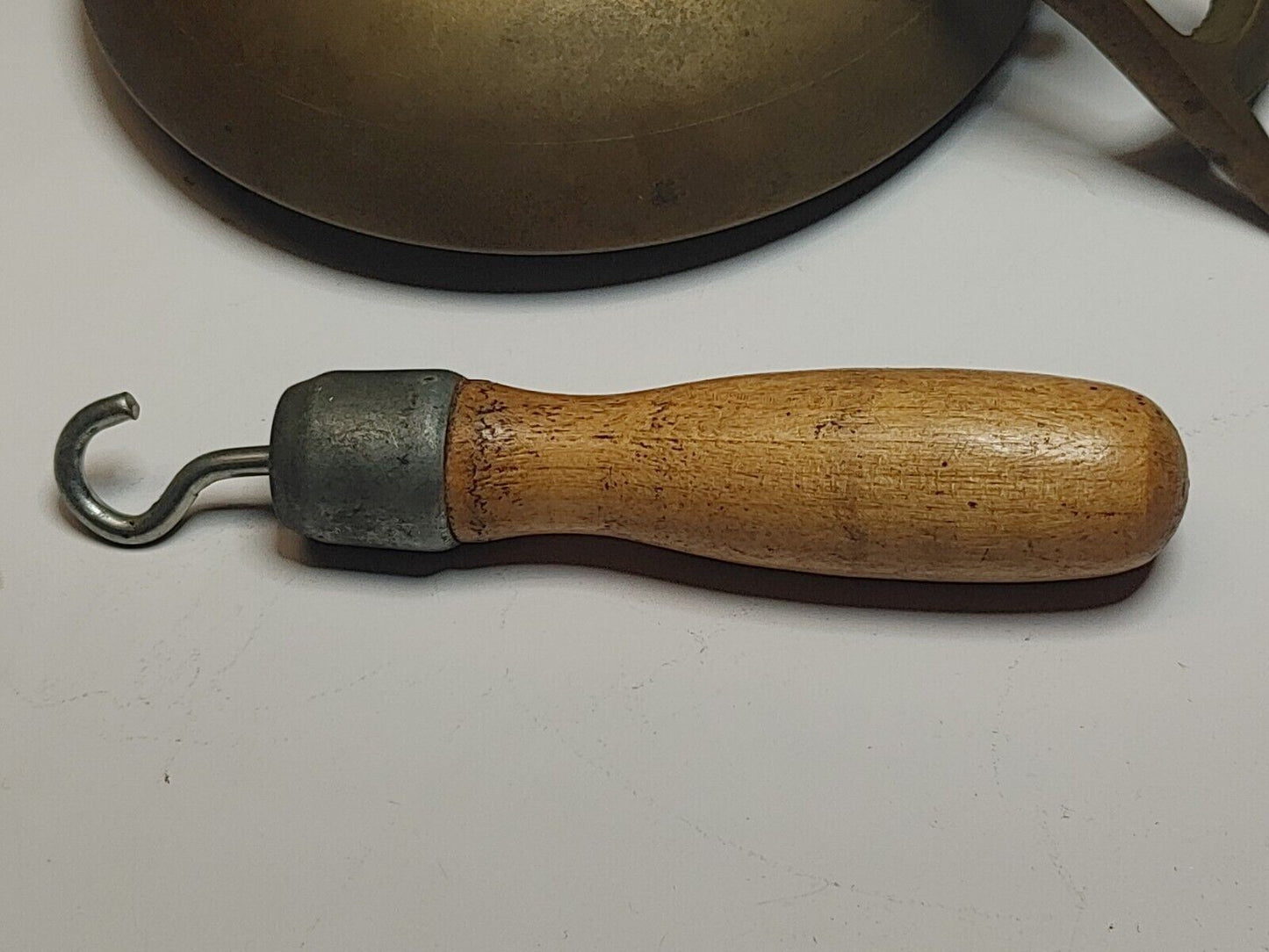 Vintage St. Louis Cable Car Co Brass Trolley Bell ST LCCO Wall mount