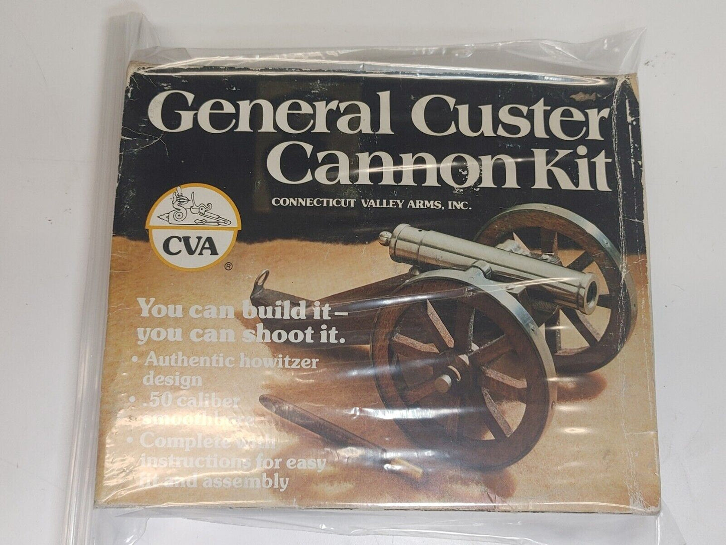NOS GENERAL CUSTER - CANNON KIT CONNECTICUT VALLEY ARMS CVA 1980 (Rare Model)