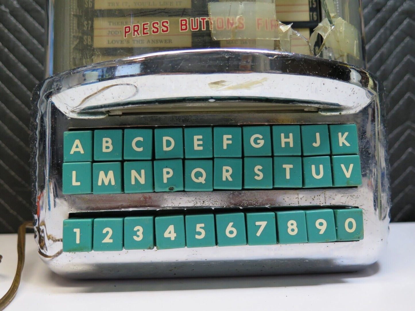 Wurlitzer 5250 Jukebox Wallbox 200 Plays For Restoration