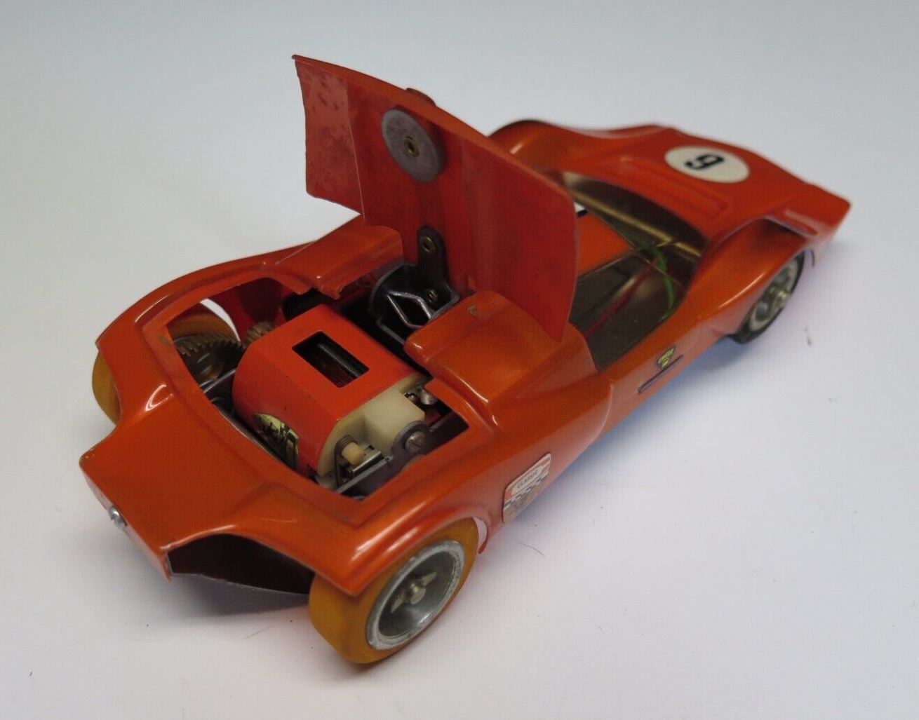 Classic 1/24 Scale STINGER Slot Car w/ motor / Airfoil Brake