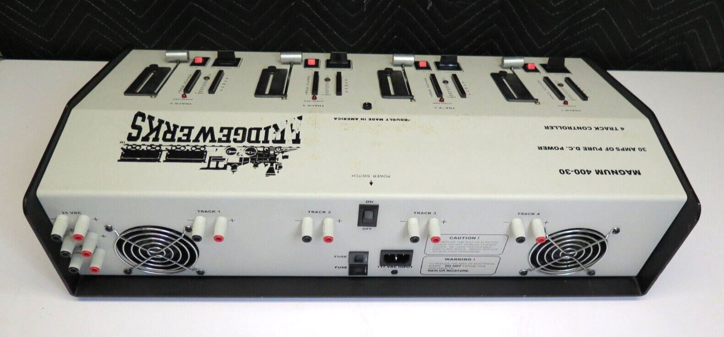 Bridgewerks Magnum 400-30 Amps, 4 track controller Transformer - New Slide Pots