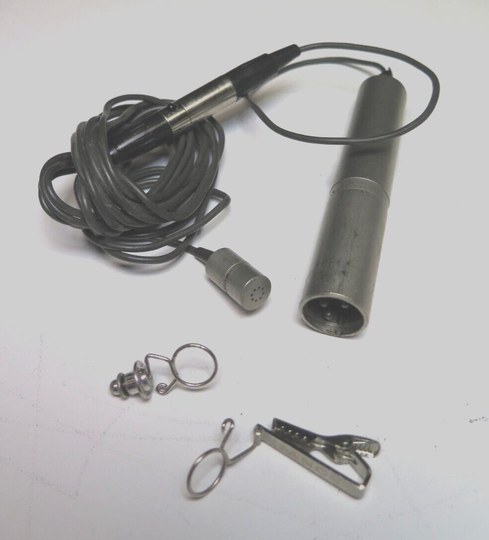 Vintage Sony ECM-50 Omni Lavalier Condenser Microphone *Secret Weapon *James Ta