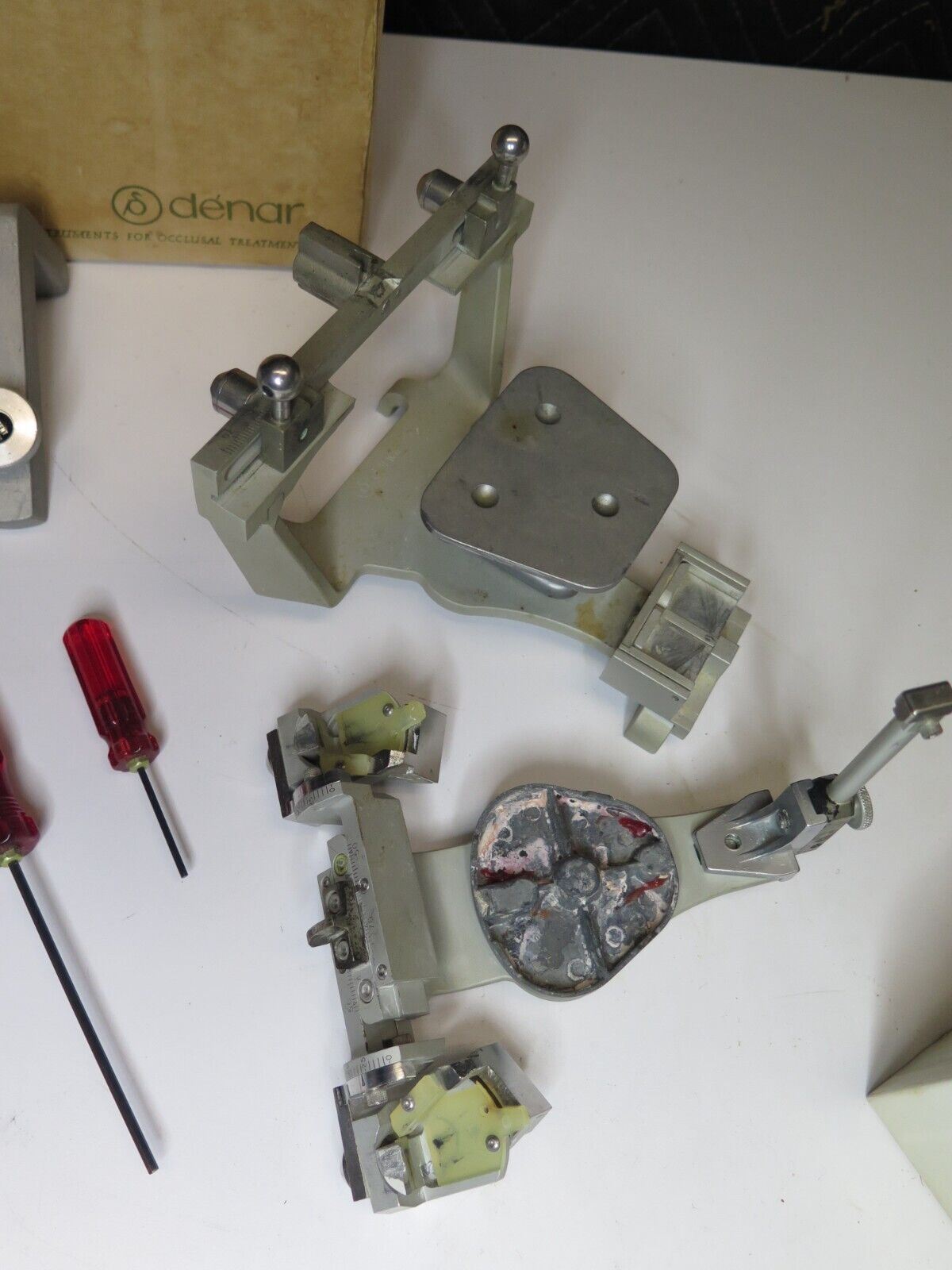 DENAR D4-A DENTAL ARCON ARTICULATOR & Extras - Occlusal Treatment