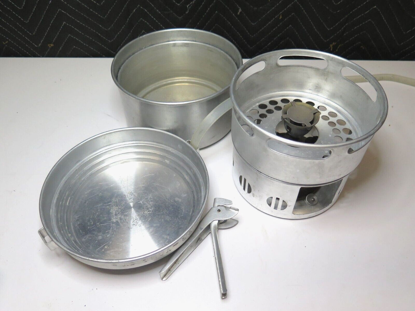 Vintage SEVA 123 Backpacking Camp Stove w/ Sigg Tourist Cookset