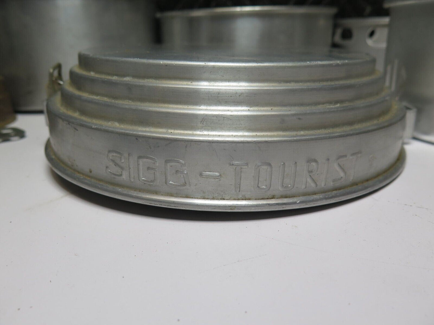 Vintage SEVA 123 Backpacking Camp Stove w/ Sigg Tourist Cookset