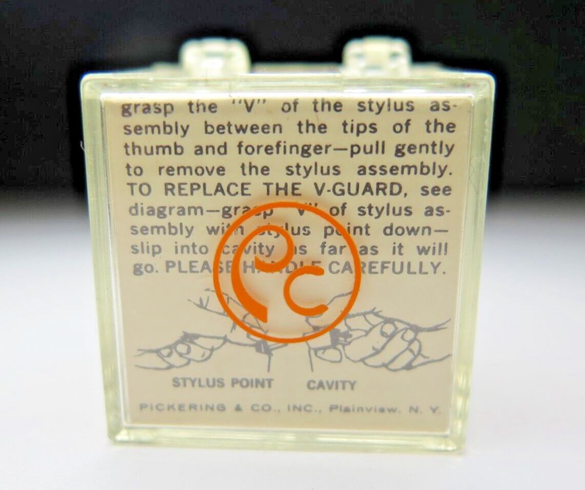 NOS Pickering Floating Stylus D1527, for V-15 Micro Magnetic Cartridge - 78 RPM