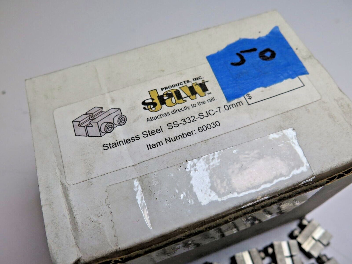 G Scale Train Track Split Jaw Stainless Steel - 332 SJC Rail Clamps (Pack of 50)