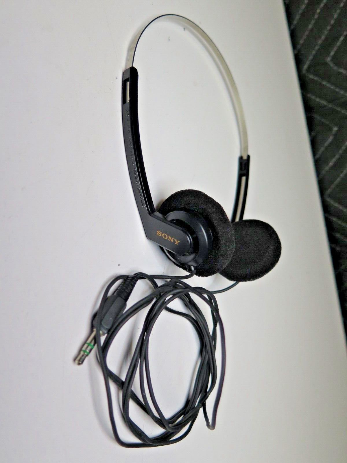 Cuffie Vintage Sony MDR-E215 Sport Walkman – Gialle, Cablate, Stereo (usate)
