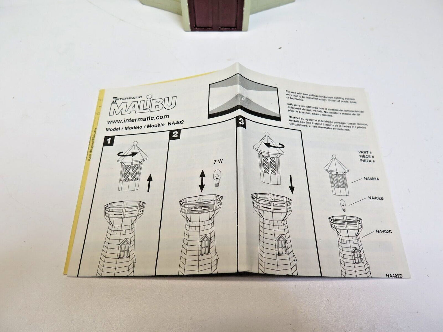 RARE Intermatic MALIBU Outdoor Light House - LANDSCAPE LIGHT - 30" Tall