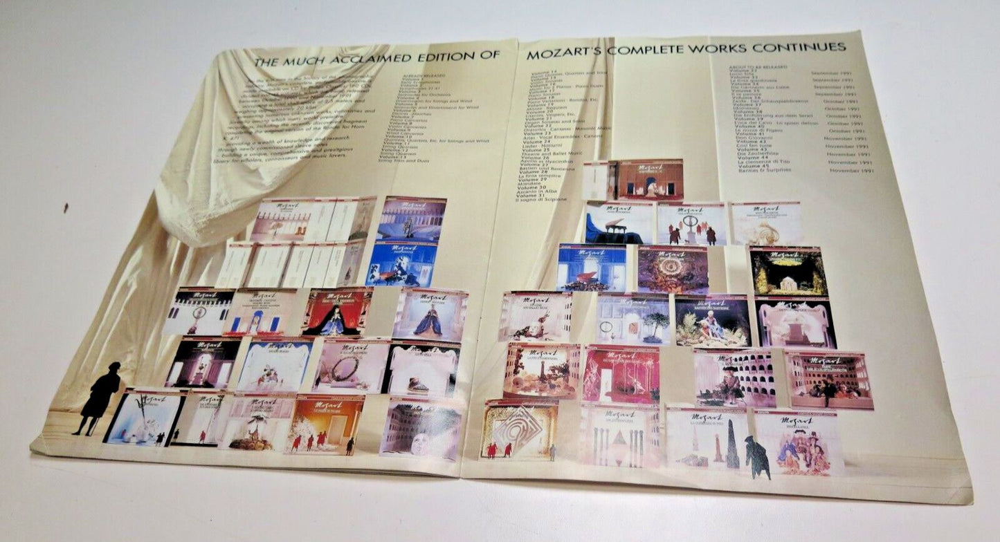 BOOK ONLY for Philips Complete Mozart Edition 45 Volumes, 180 CD Box Set