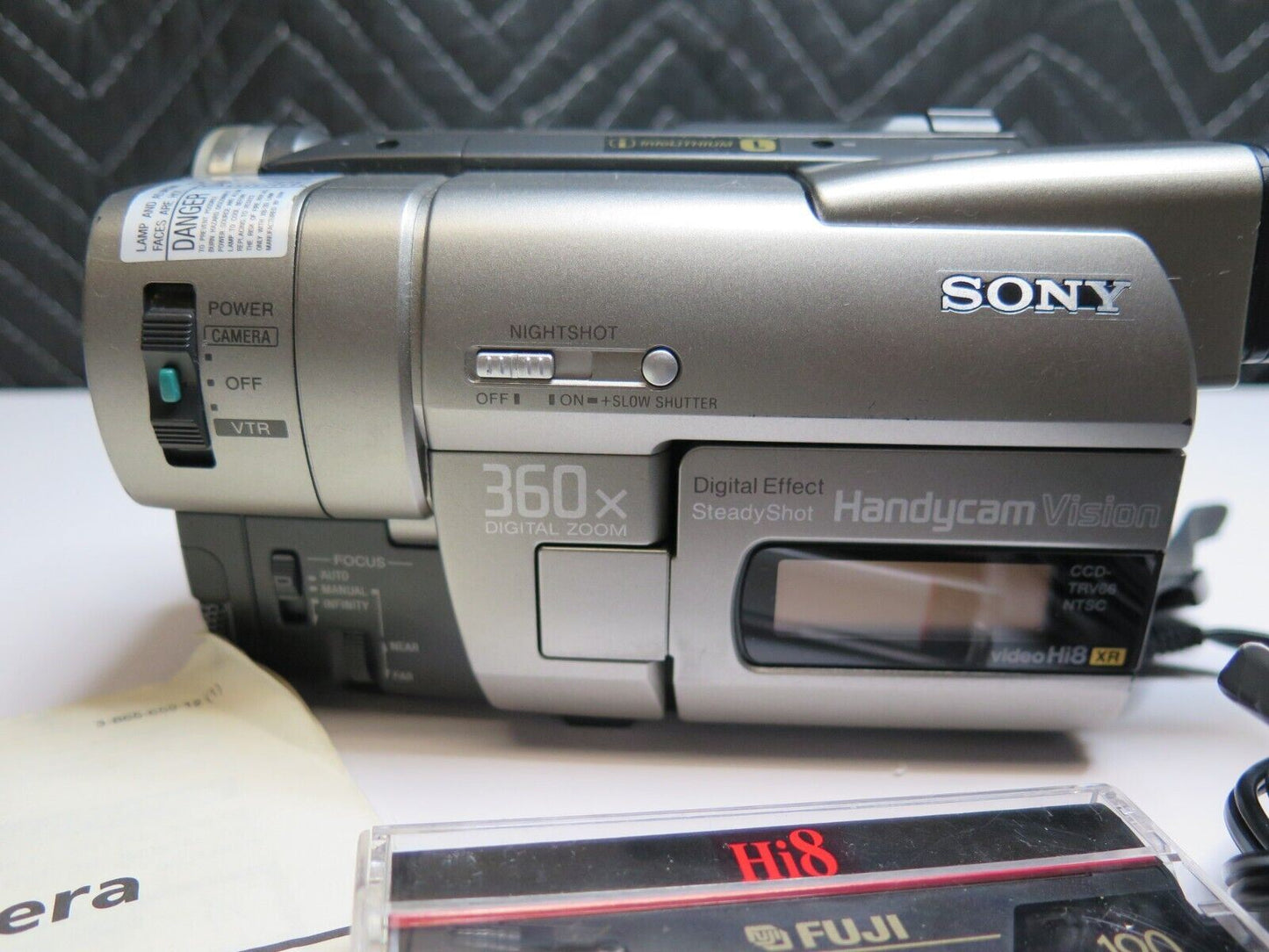 Sony CCD-TRV66 HI8 8mm Video8 Stereo Camera Camcorder VCR Player Video Transfer