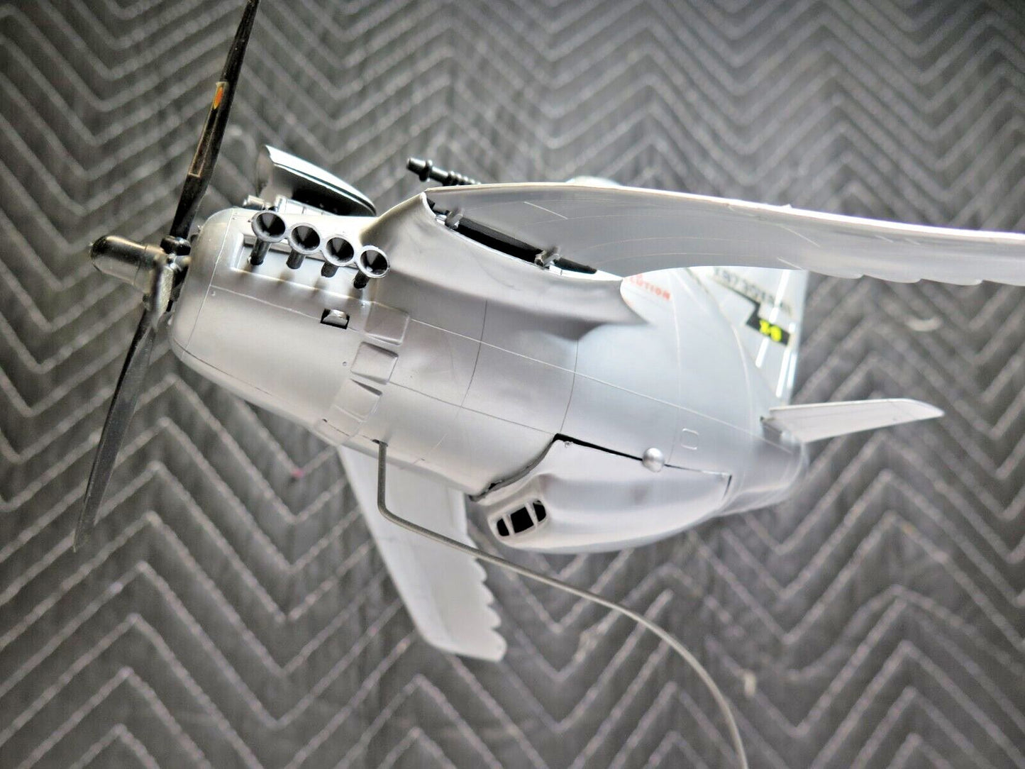 Vintage 1973 Monogram Flap Jack Motorized Model Kit Assembled - Untested