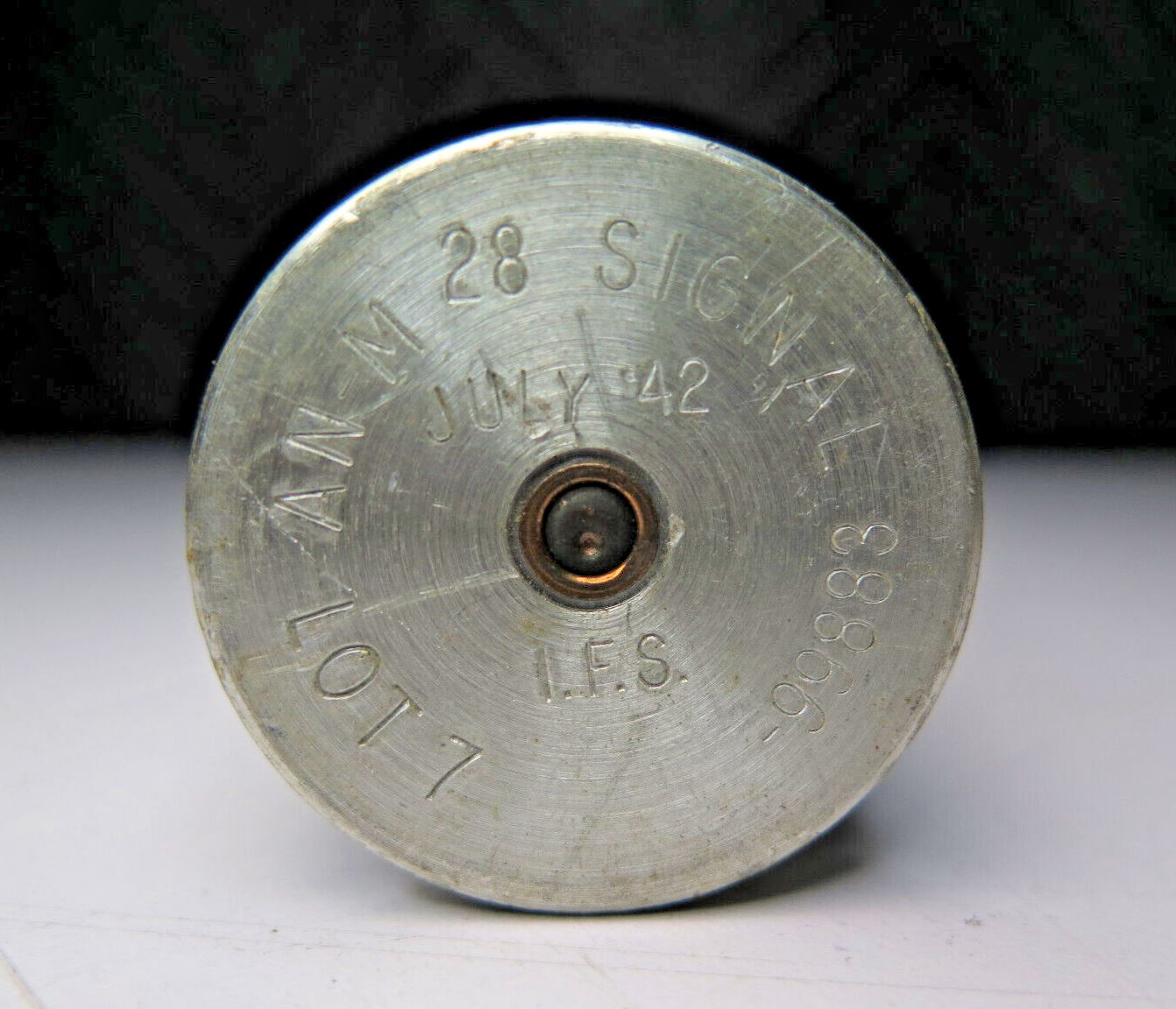 Rare WWII Signal Aircraft Double Star AN-M28 - Red/Red - Metal Case - July 1942