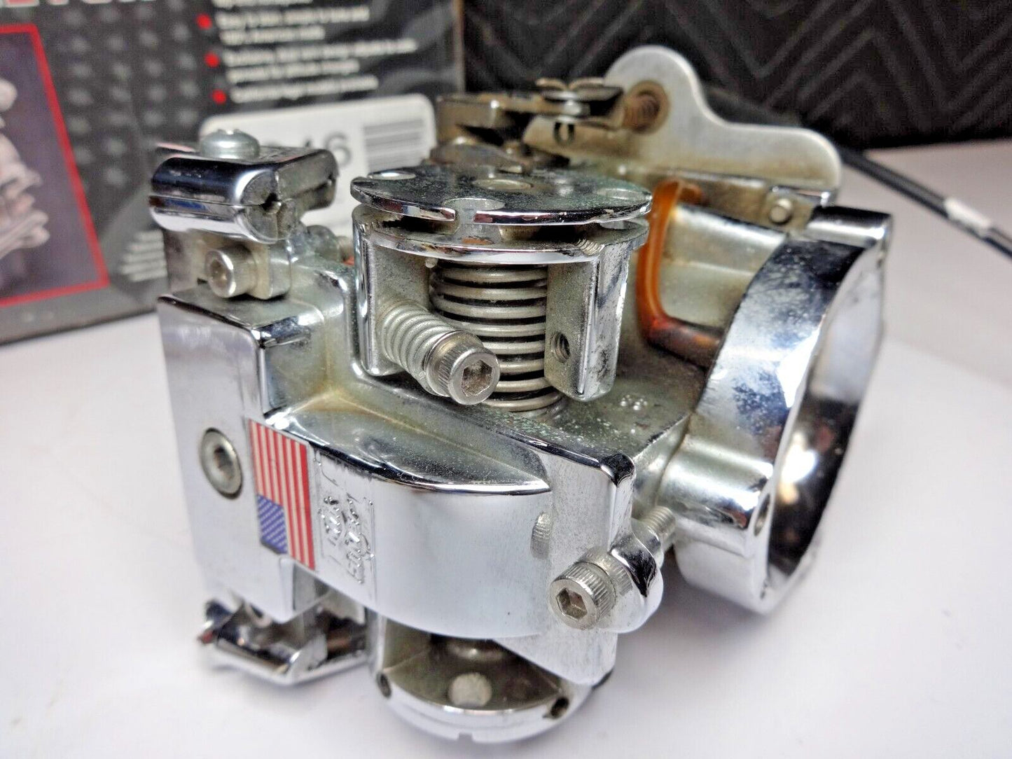 EDELBROCK Qwiksilver II 38mm 90-94 Ultra Dresser Carburetor Harley Davison 8246