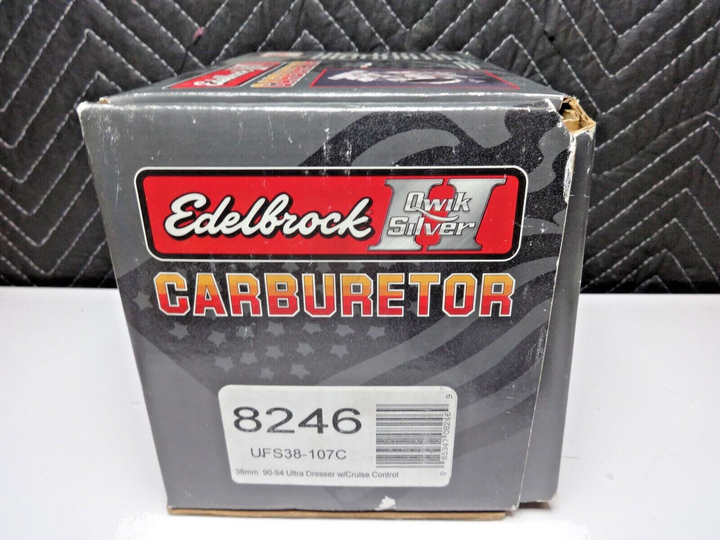 EDELBROCK Qwiksilver II 38mm 90-94 Ultra Dresser Carburetor Harley Davison 8246