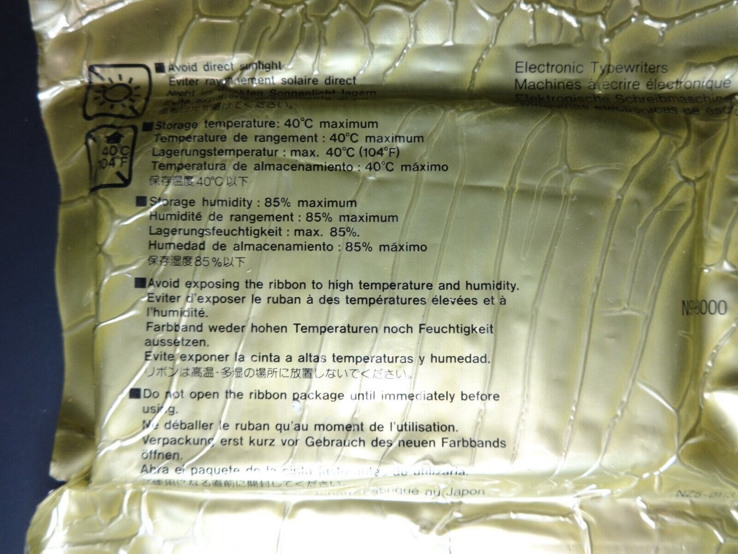 Canon CR-100 Correctable Film Ribbon Cassette Black New Sealed Package of 2