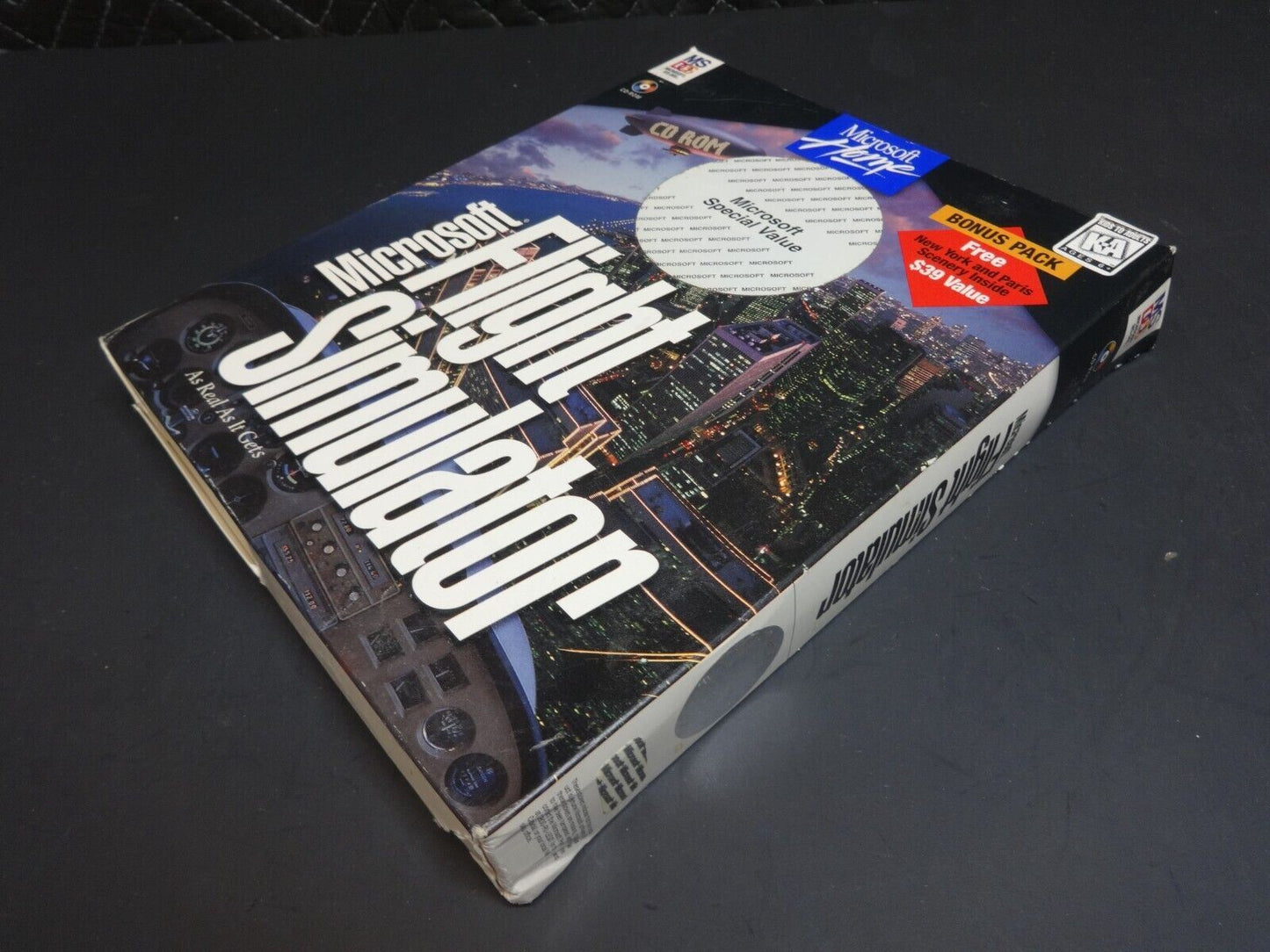 NOS Microsoft Flight Simulator 5.1 (PC, 1995) - Original Big Box - Sealed CD