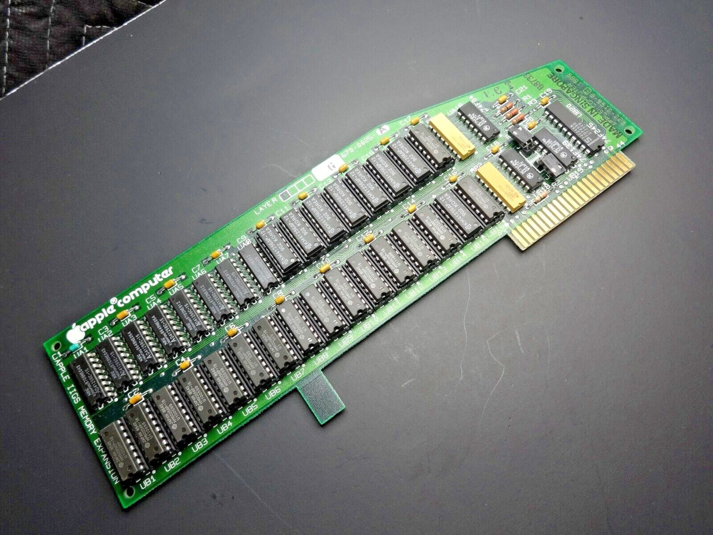 Vintage 1986 Apple IIGS Memory Expansion Board - 670-0025-A / 820-0166-B