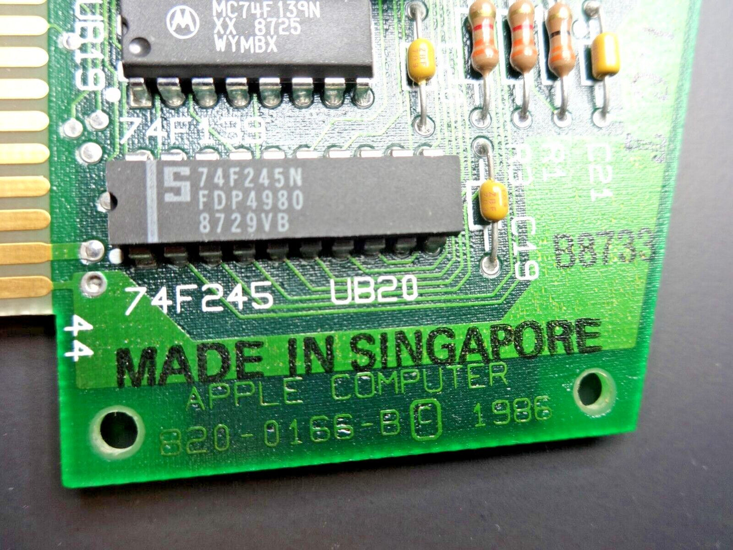 Vintage 1986 Apple IIGS Memory Expansion Board - 670-0025-A / 820-0166-B