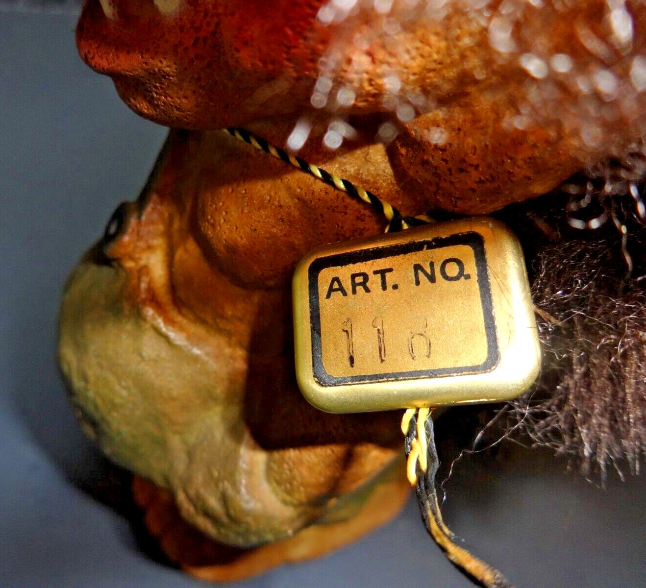 Vintage Original Long Nosed TROLL DOLL Nyform Norway Handmade 7 1/2" Rare W/ TAG